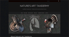 Desktop Screenshot of naturesart-taxidermy.com